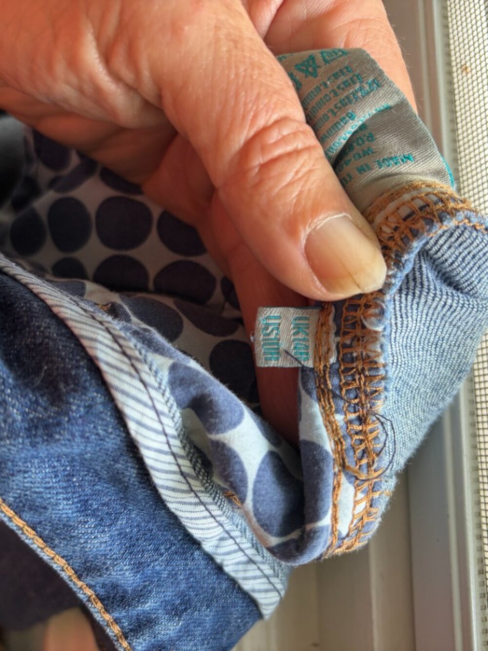 Boden denim front-pleat skirt Size 10R - Picture 8 of 10